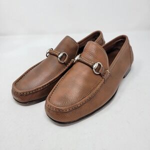 Sandro Moscoloni Shoes Mens 9 M Brown Leather Toe Casual Monk Oxford Sandrino